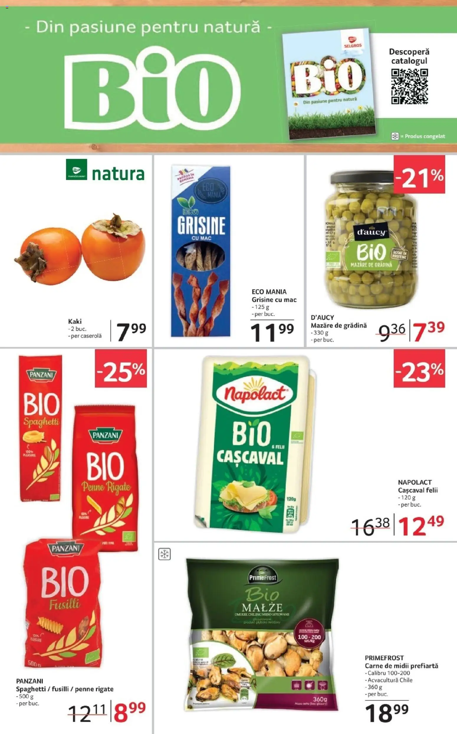 Noul catalog Selgros – valabil de la 28.11.2025 | Pagină: 8 | Produse: Mazăre, Kaki, Cașcaval