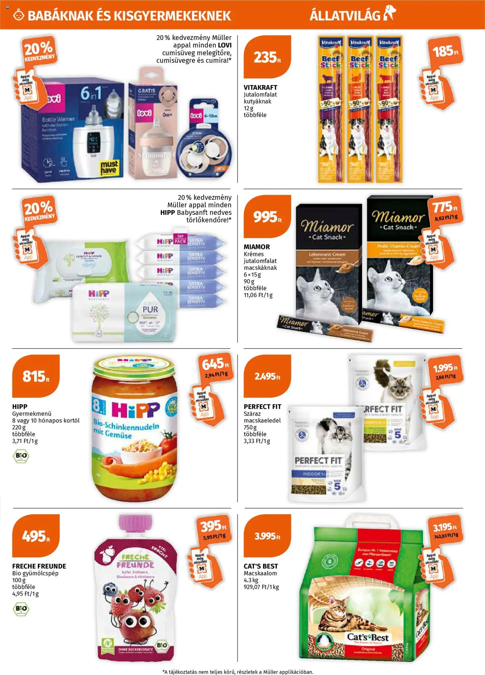 Müller akciós ujság - amely érvényes a következő dátumtól: 19.01.2026 | Oldal: 5 | Termékek: Macskaalom, Macskaeledel