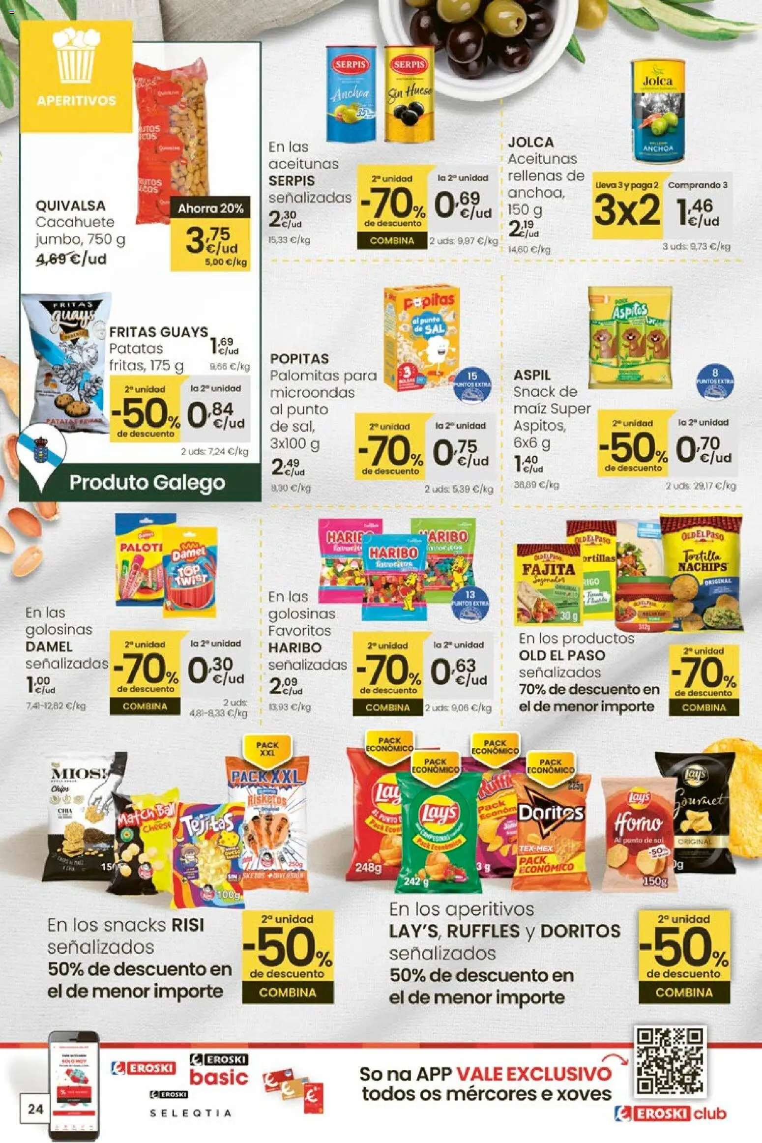 Eroski - Para un xaneiro máis lixeiro │ válido desde el 05.01.2026 | Página: 24 | Productos: Golosinas, Horno, Anchoa