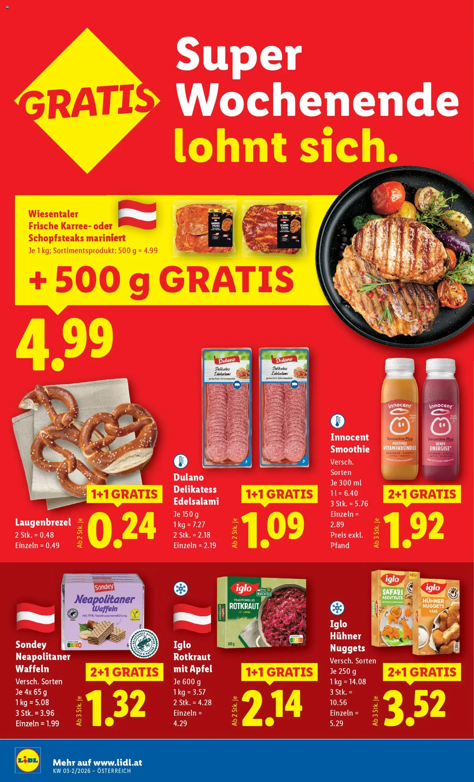 Lidl Altenmarkt im Pongau, St. Johann im Pongau, Zell am See gültig ab 15.01.2026 | Seite: 10 | Produkte: Karotte, Zucker, Rum, Äpfel