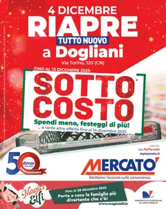 Anteprima del volantino Mercatò Riapertura - Dogliani catalogo valido a partire dal 04.12.2025