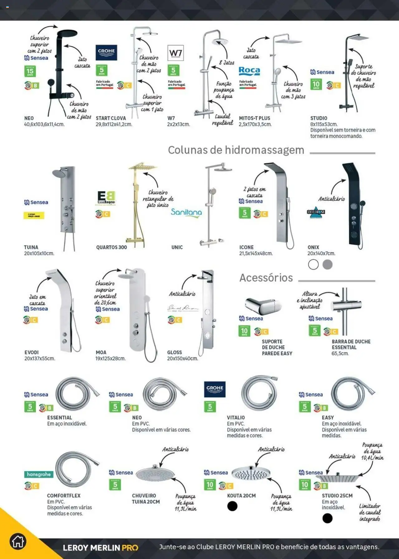 Leroy Merlin Catálogo │ válido de 18.11.2024 | Página: 248 | Produtos: Gloss, Agua, Torneira, Chuveiro