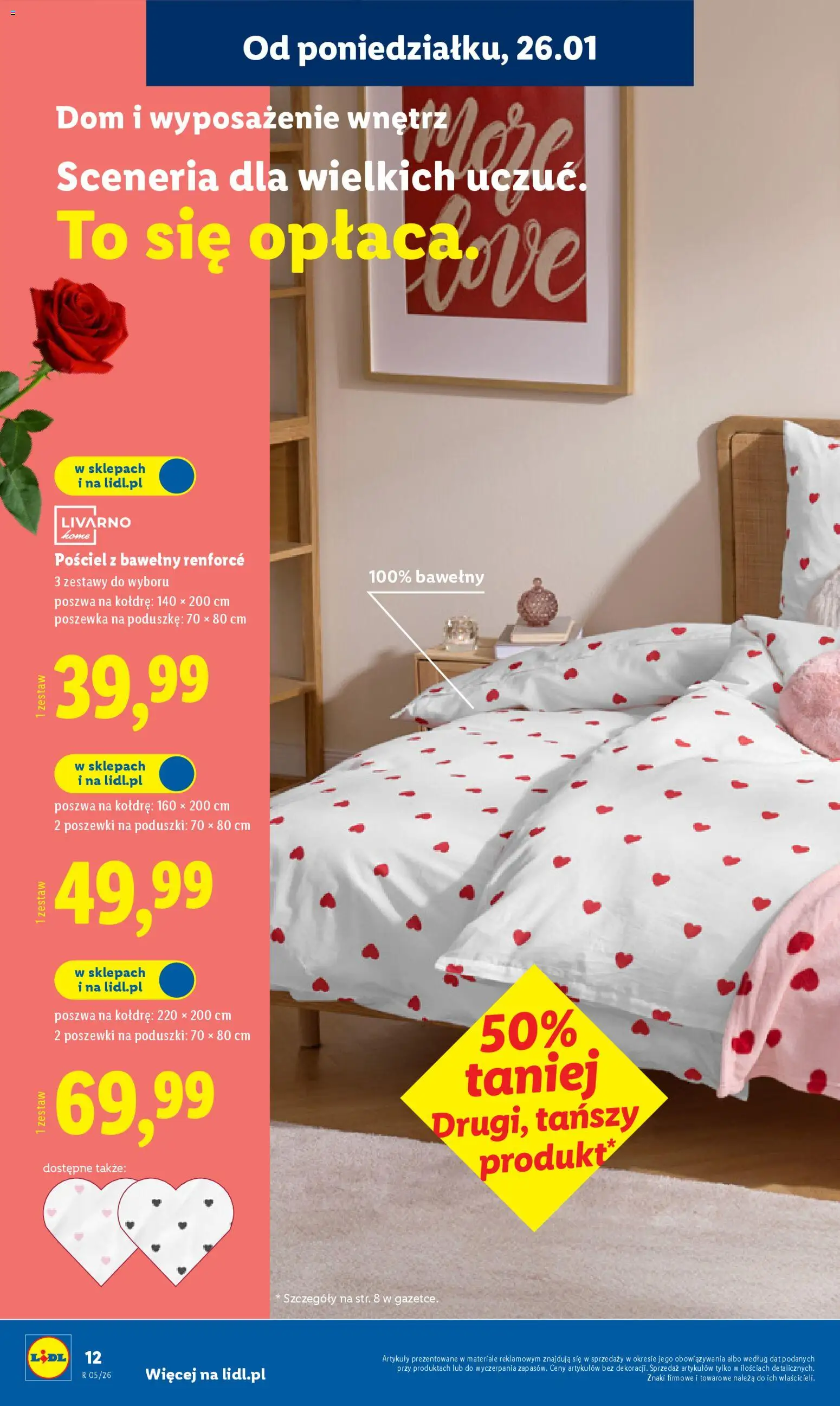 Lidl Katalog od 26.01.2026 | Strona: 12 | Produkty: Pościel
