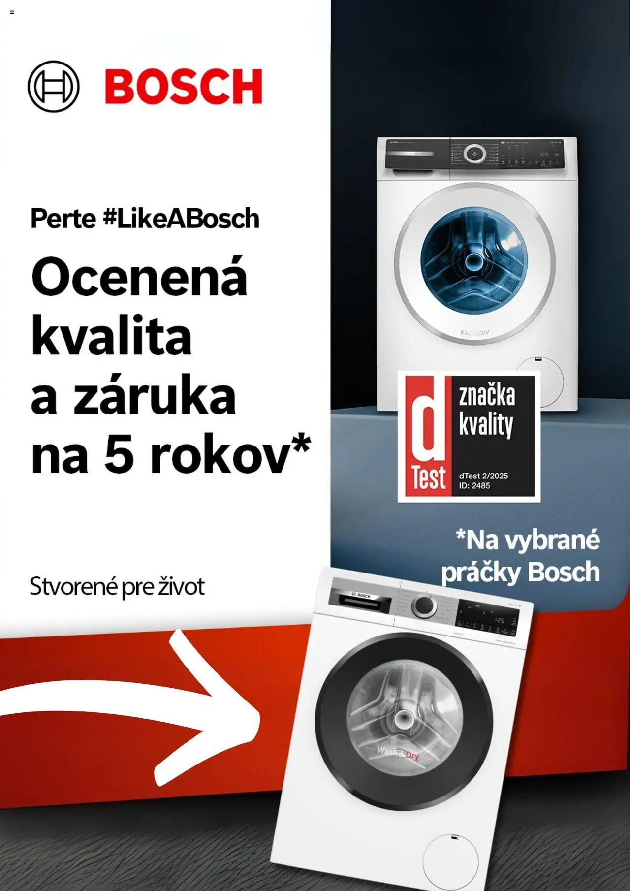 Domoss leták │ platný od 04.07.2025 | Strana: 5 | Produkty: Práčky, Bosch