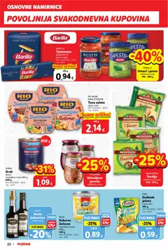 Plodine - Katalog - Pregled kataloga iz trgovine Plodine, vrijedi od 18.02.2026 | Stranica: 22 | Proizvodi: Grah, Povrće, Balsamico, Barilla