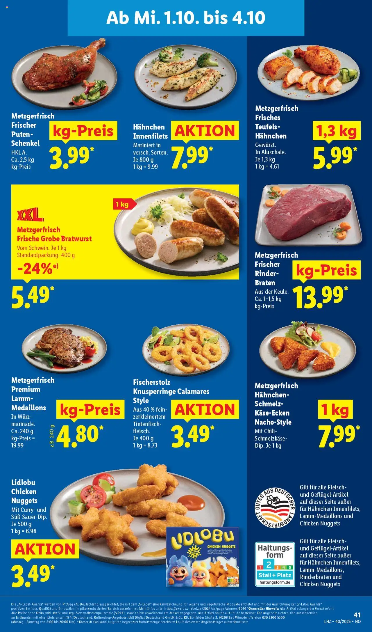 Lidl Prospekt Lüchow – gültig ab 29.09.2025 | Seite: 59 | Produkte: Hahnchen, Bad, Chili, Fleisch