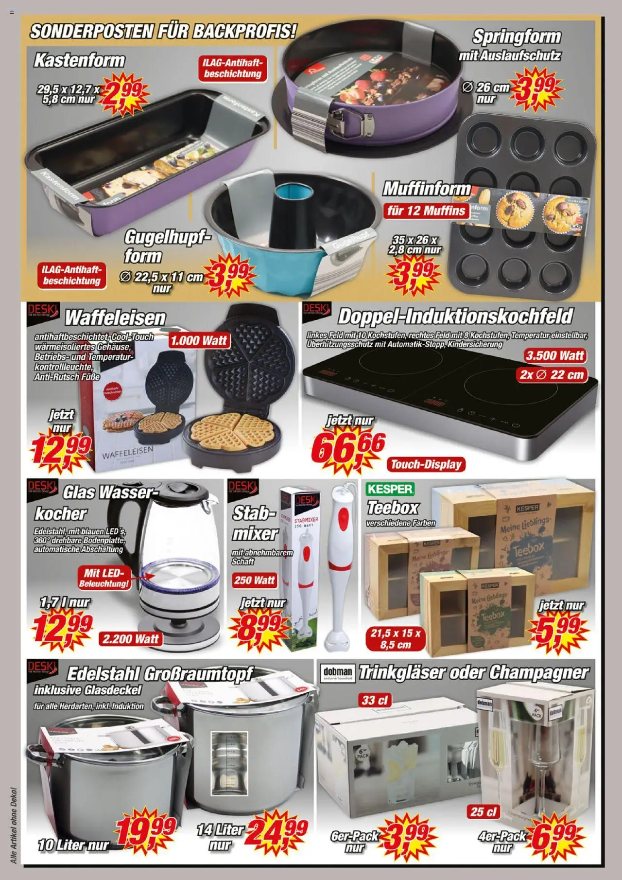 Posten Börse Prospekt 	 – gültig ab 25.10.2025 | Seite: 6 | Produkte: Mixer, Kocher, Waffeleisen, Stabmixer