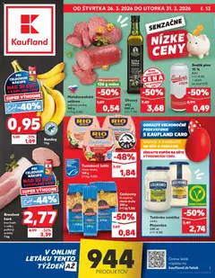 Kaufland SK Šamorín-Mliečno - amely érvényes a következő dátumtól: 26.03.2026