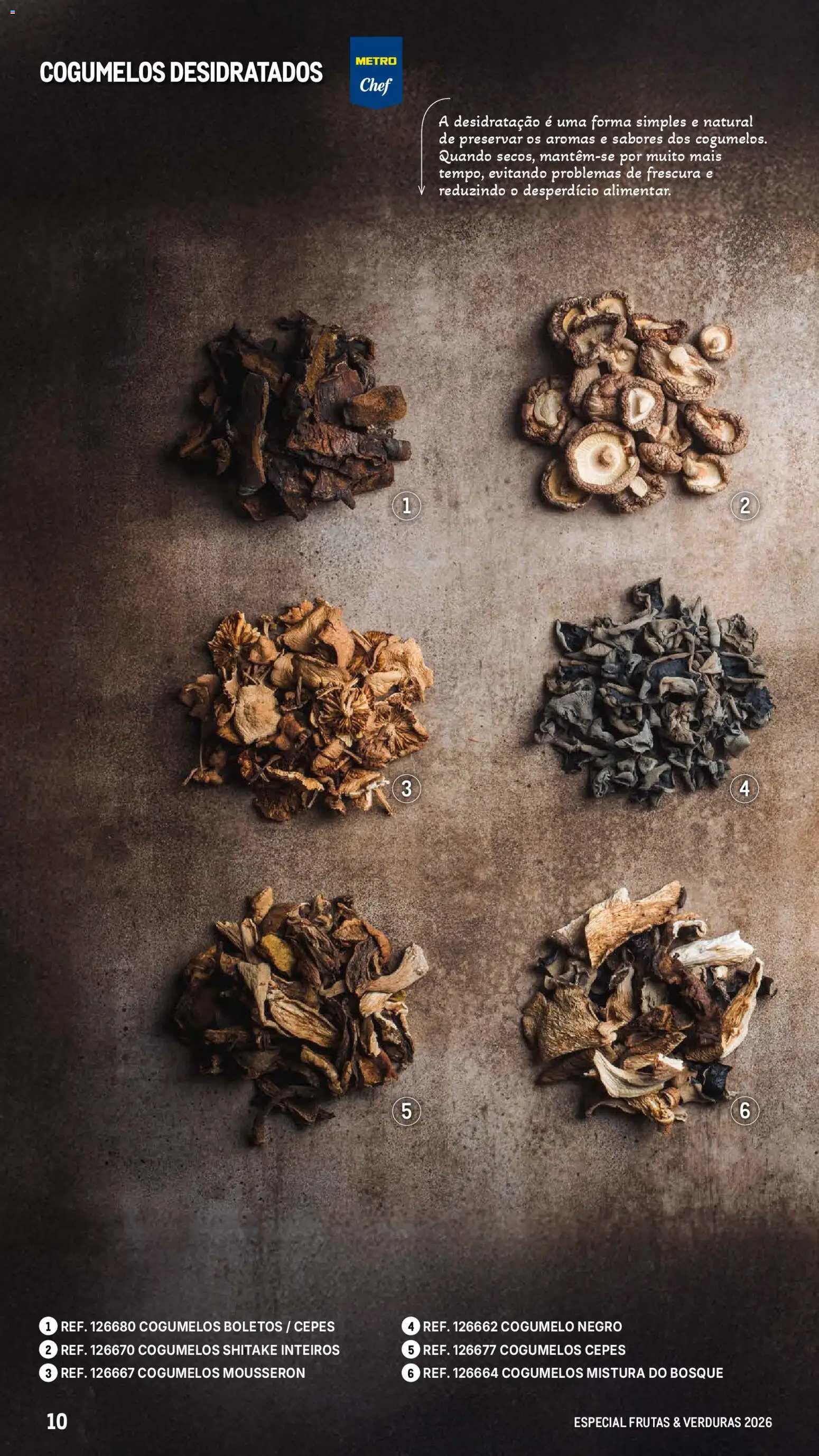 Makro Especial Frutas e Verduras 2026 │ válido de 06.03.2026 | Página: 10 | Produtos: Cogumelos