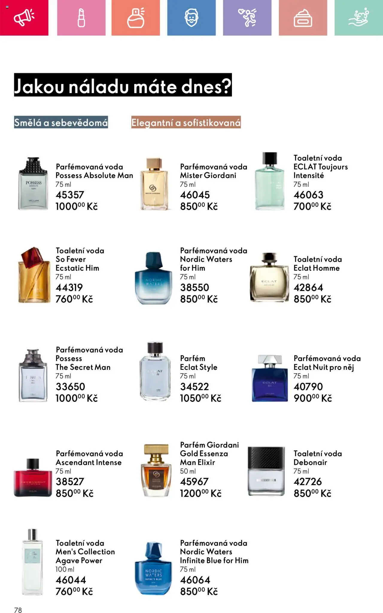 Oriflame katalog č.08/2025 od 25.05.2025 | Strana: 78 | Produkty: Voda, Parfém, Toaletní voda