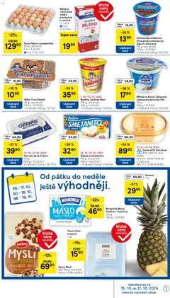 Náhled letáku Madeta Jihočeské mléko plnotučné trvanlivé, 1 l, 3,5% od 15.10.2025 | Strana: 3