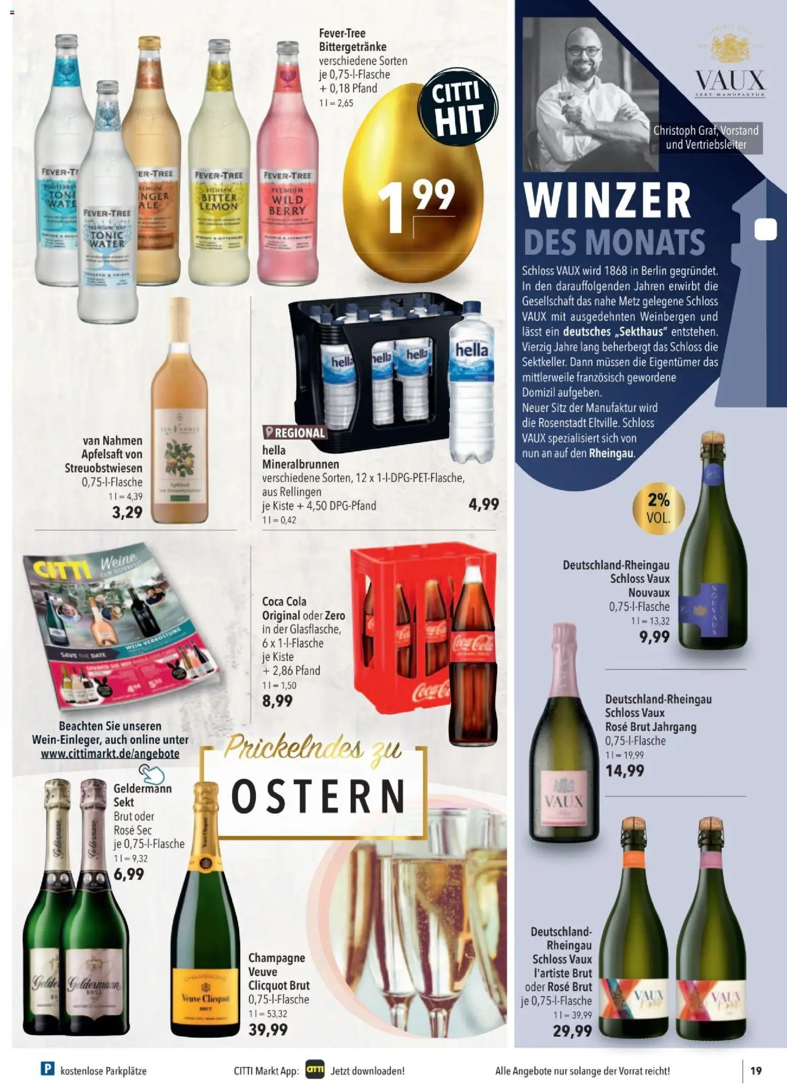 CITTI tilbudsavis – gyldig fra 01.04.2026 | Side: 19 | Produkter: Coca Cola, Cola, Prancha