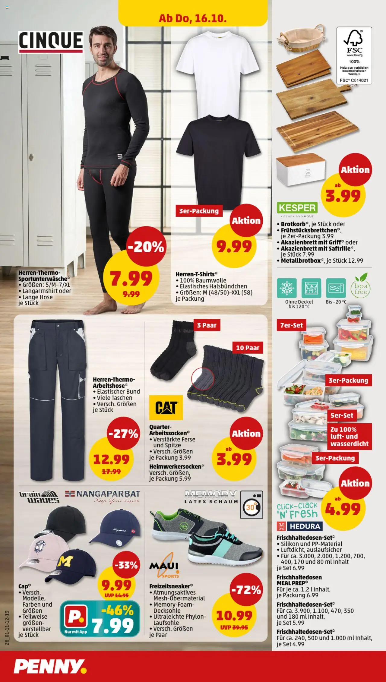 Penny Prospekt 	 – gültig ab 13.10.2025 | Seite: 32 | Produkte: Langarmshirt, Hose