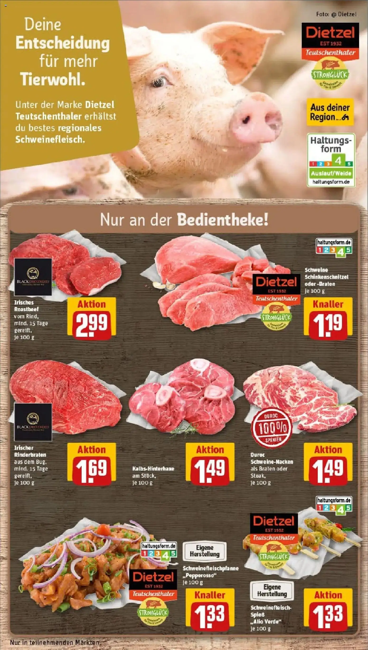 Rewe prospekt Schönebeck (Elbe)	 – gültig ab 26.01.2026 | Seite: 10 | Produkte: Rinderbraten, Schweinenacken, Roastbeef, Schweinefleisch