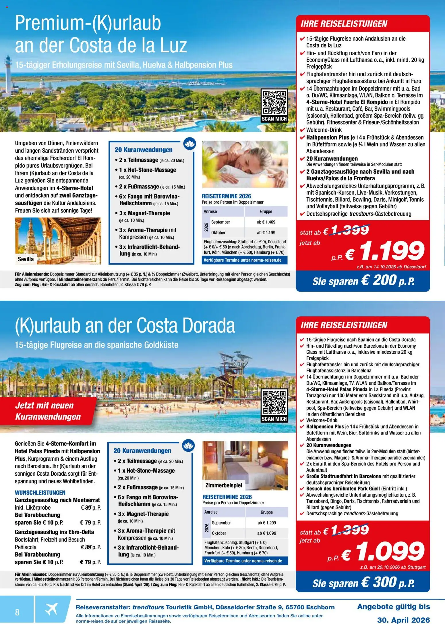 Norma Resien – gültig ab 01.04.2026 | Seite: 8 | Produkte: Bad, Wasser, Volleyball, Wein