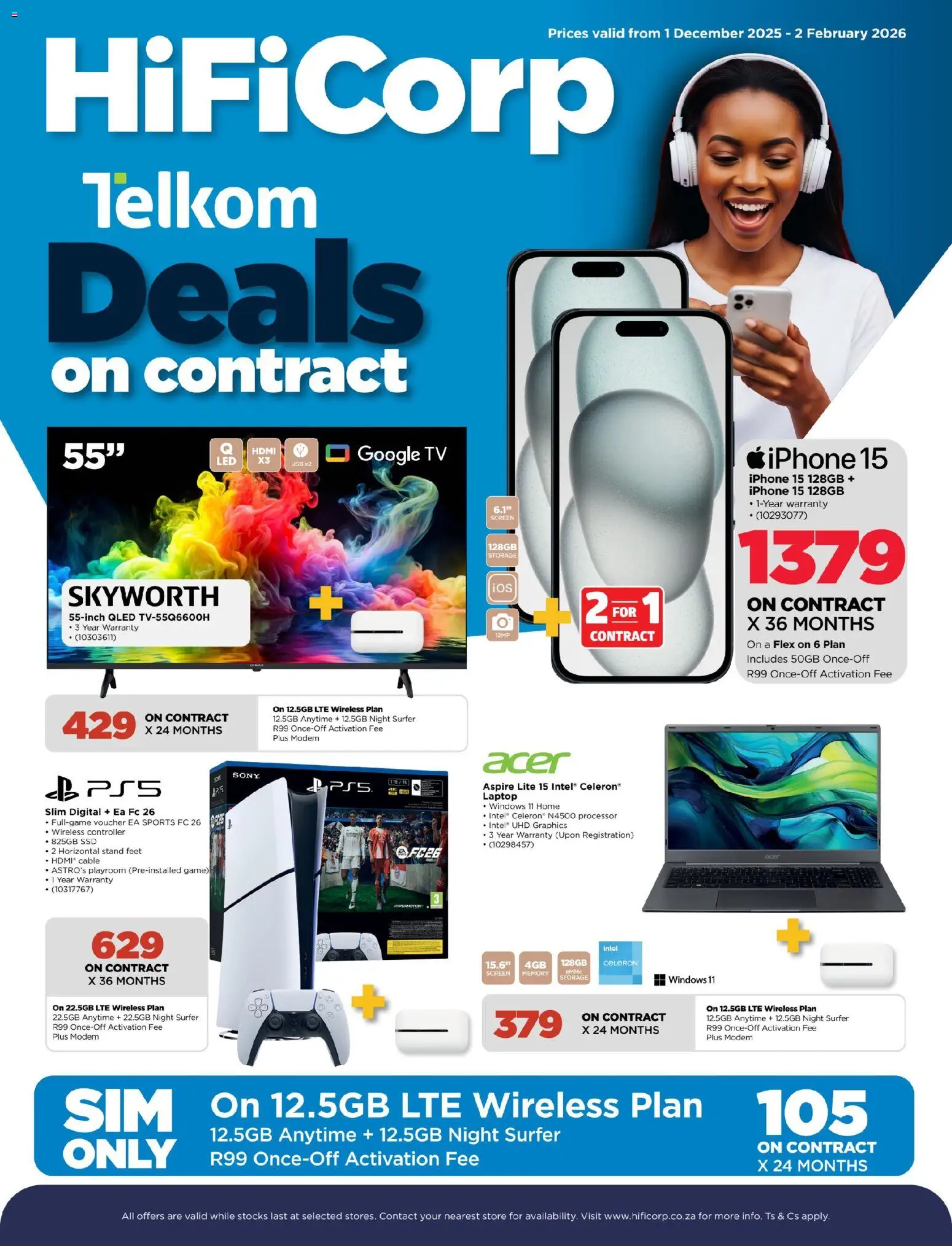 New HiFi Corp catalogue – valid from 01.12.2025 | Page: 1 | Products: Cable, USB, Laptop, TV