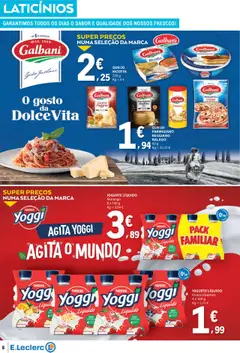 Pré-visualização E.Leclerc folheto válido de 16.10.2025 | Página: 8 | Produtos: Banana, Queijo, Iogurte, Iogurte liquido