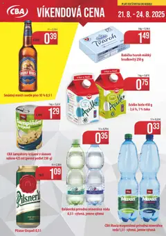 Nitrazdroj víkendové ceny CBA - náhľad platný od 21.08.2025