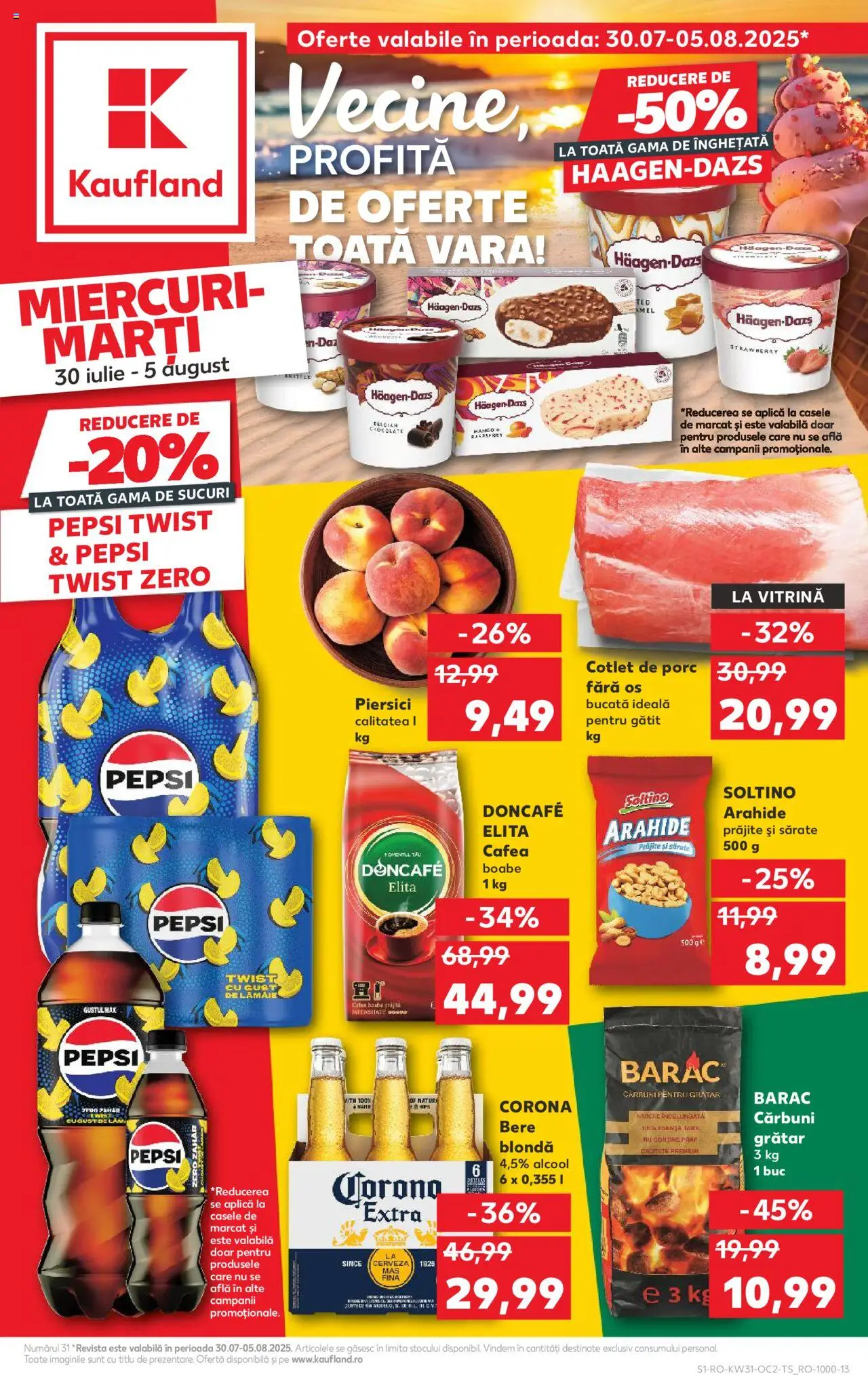 Catalog Kaufland - București – valabil de la 30.07.2025 | Pagină: 1 | Produse: Grătar, Arahide, Bere, Zahăr