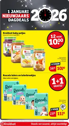 12+M Bio Groenten Rijst & Kip, 12 x 250 gram - Voorbeeld van een folder van Kruidvat, geldig van 30.12.2025 | Pagina: 27
