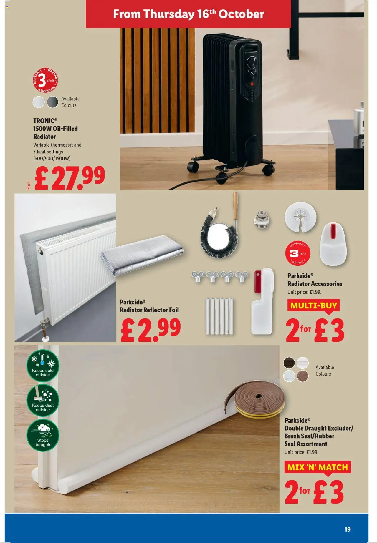 {H1} | Page: 19 | Products: Radiator, Brush