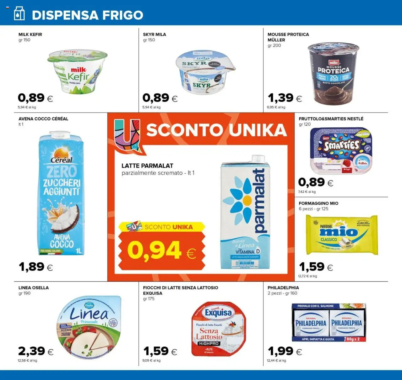 Volantino Tigre del 10.09.2025 | Pagina: 8 | Prodotti: Salmone, Cocco, Latte senza lattosio, Latte parzialmente scremato