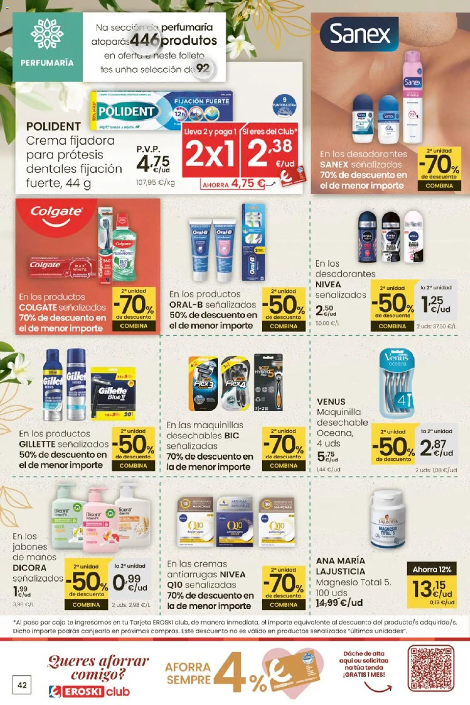 Eroski ¿Quieres ahorrar conmigo? │ válido desde el 26.03.2026 | Página: 42 | Productos: Crema, Té, Caja