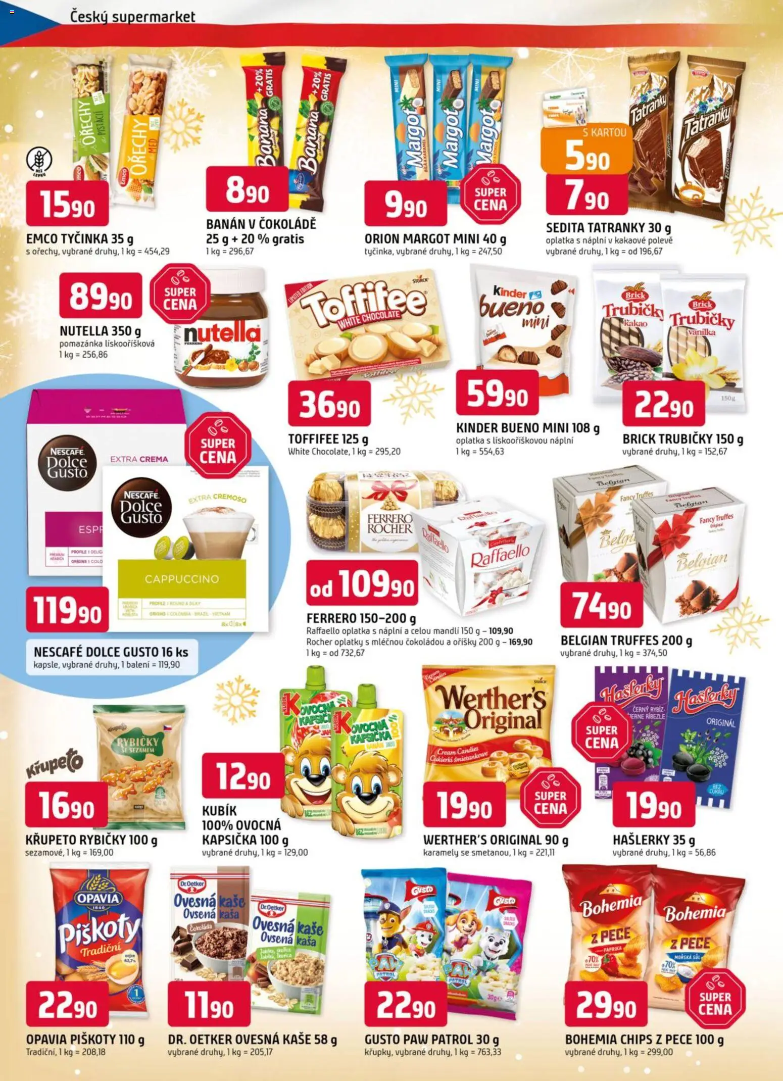 Trefa leták od 10.12.2025 | Strana: 6 | Produkty: Ferrero Rocher, Med, Oříšky, Kinder