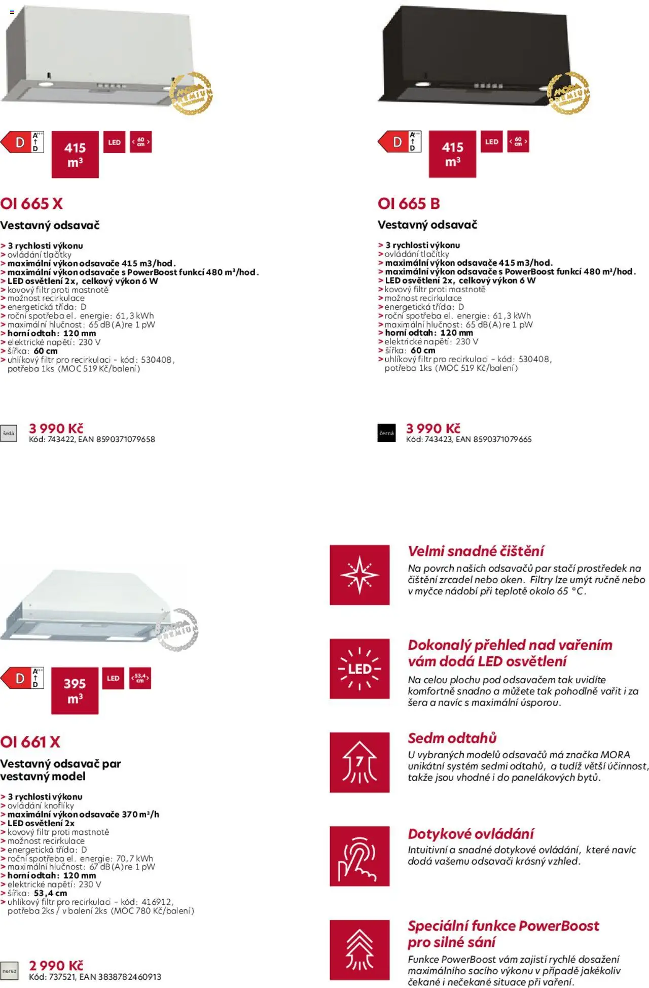 Möbelix leták - Mora od 03.03.2025 | Strana: 23 | Produkty: Nádobí, Odsavač par, LED