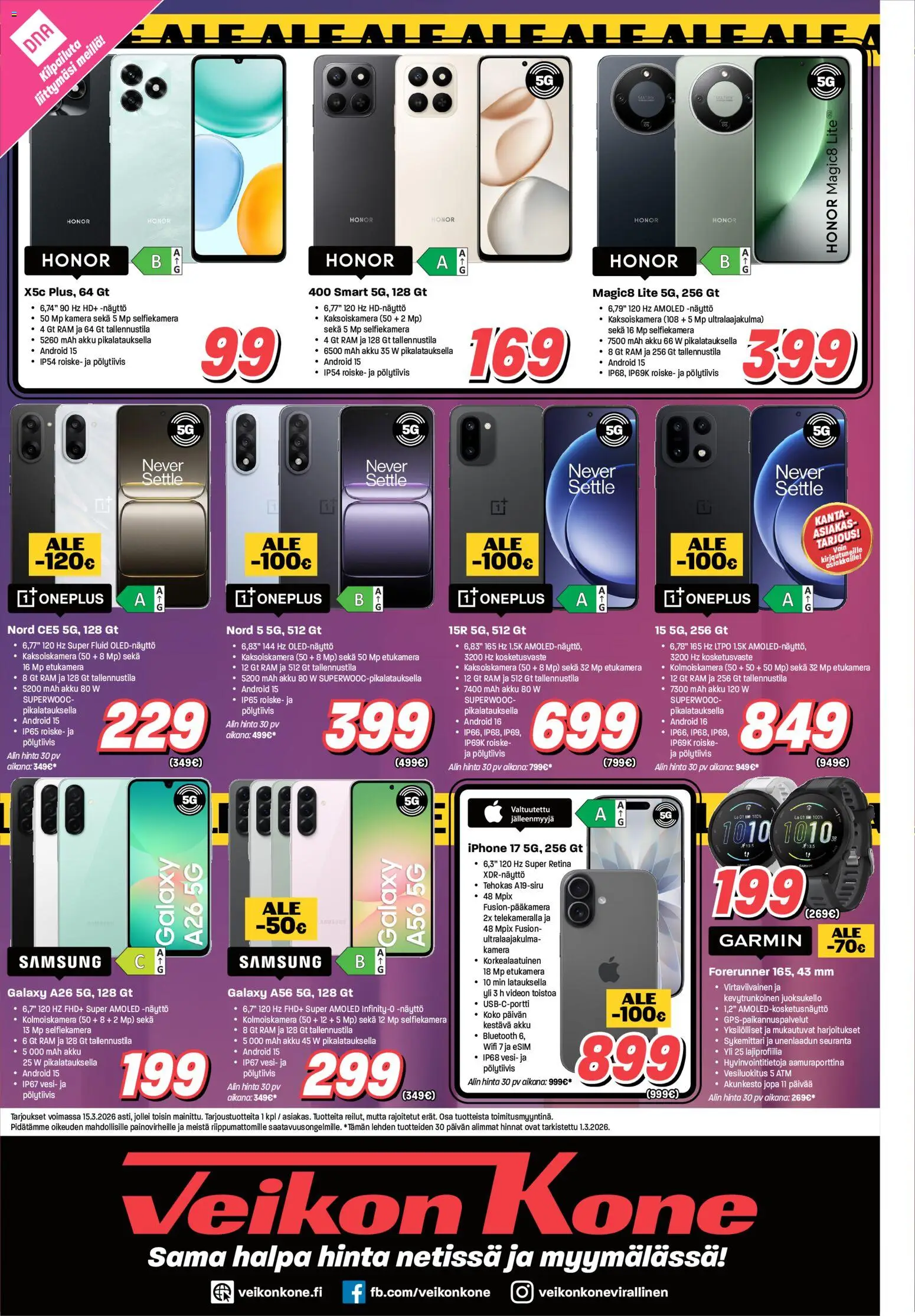 Veikon Kone tarjoukset – voimassa 02.03.2026 alkaen | Sivu: 8 | Tuotteet: Akku, Sykemittari, Näyttö, Kamera
