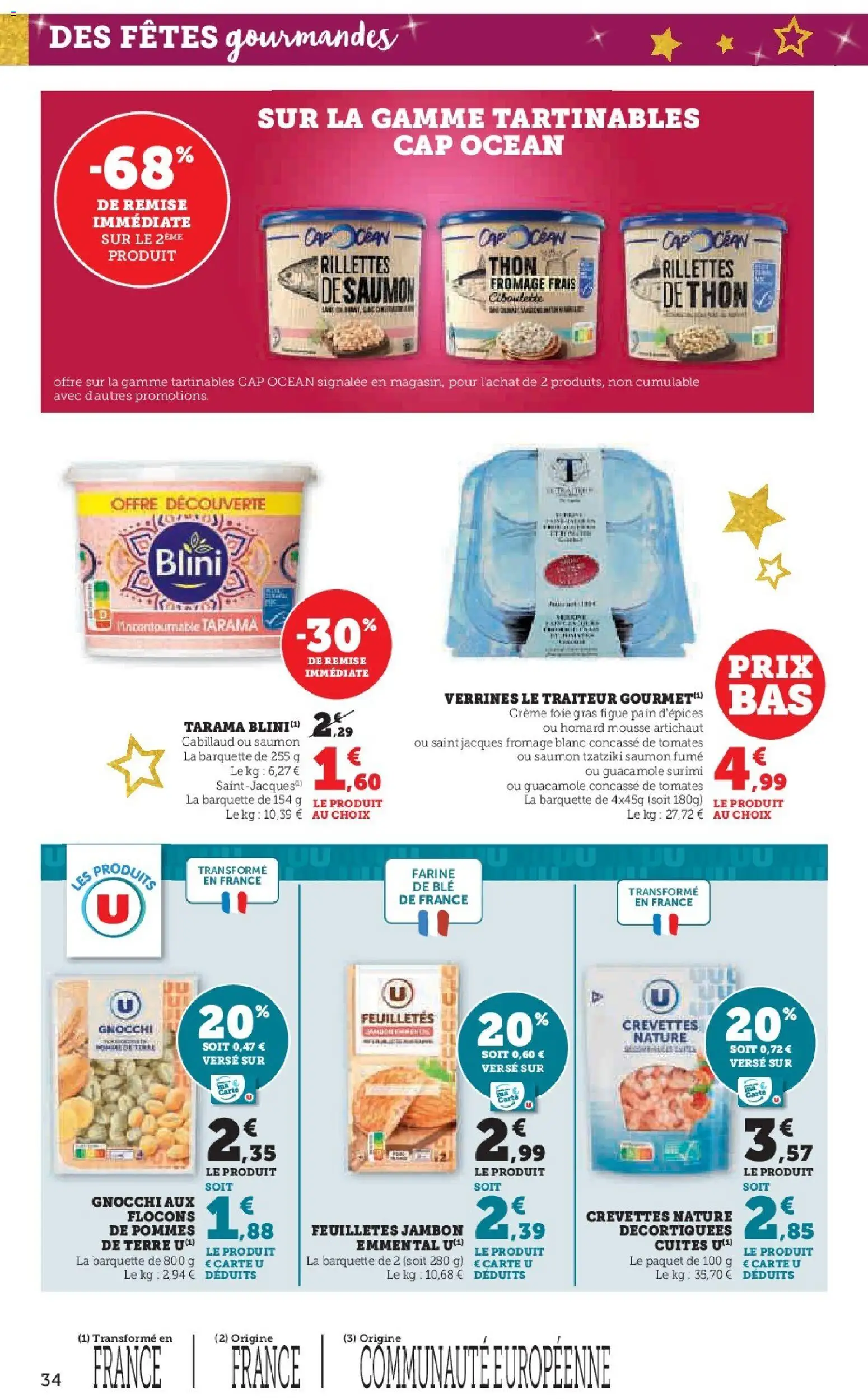 {H1} | Page: 34 | Produits: Flocons, Emmental, Fromage, Jambon