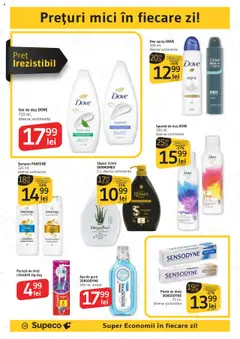 Ofertele Supeco valabile de la 02.10.2025 | Pagină: 10 | Produse: Săpun, Gel de duș, Pastă de dinți, Apă de gură