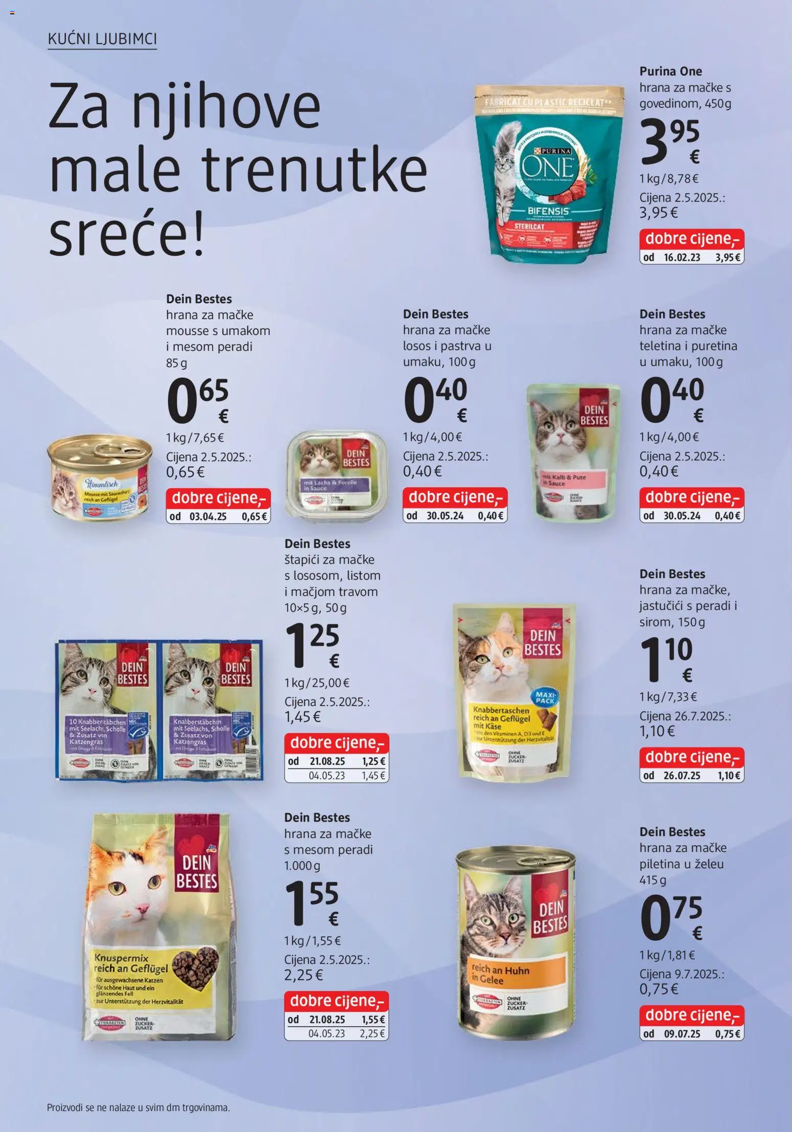 DM katalog | vrijedi od 01.03.2026 | Stranica: 38 | Proizvodi: Puretina, Pastrva, Teletina, Losos