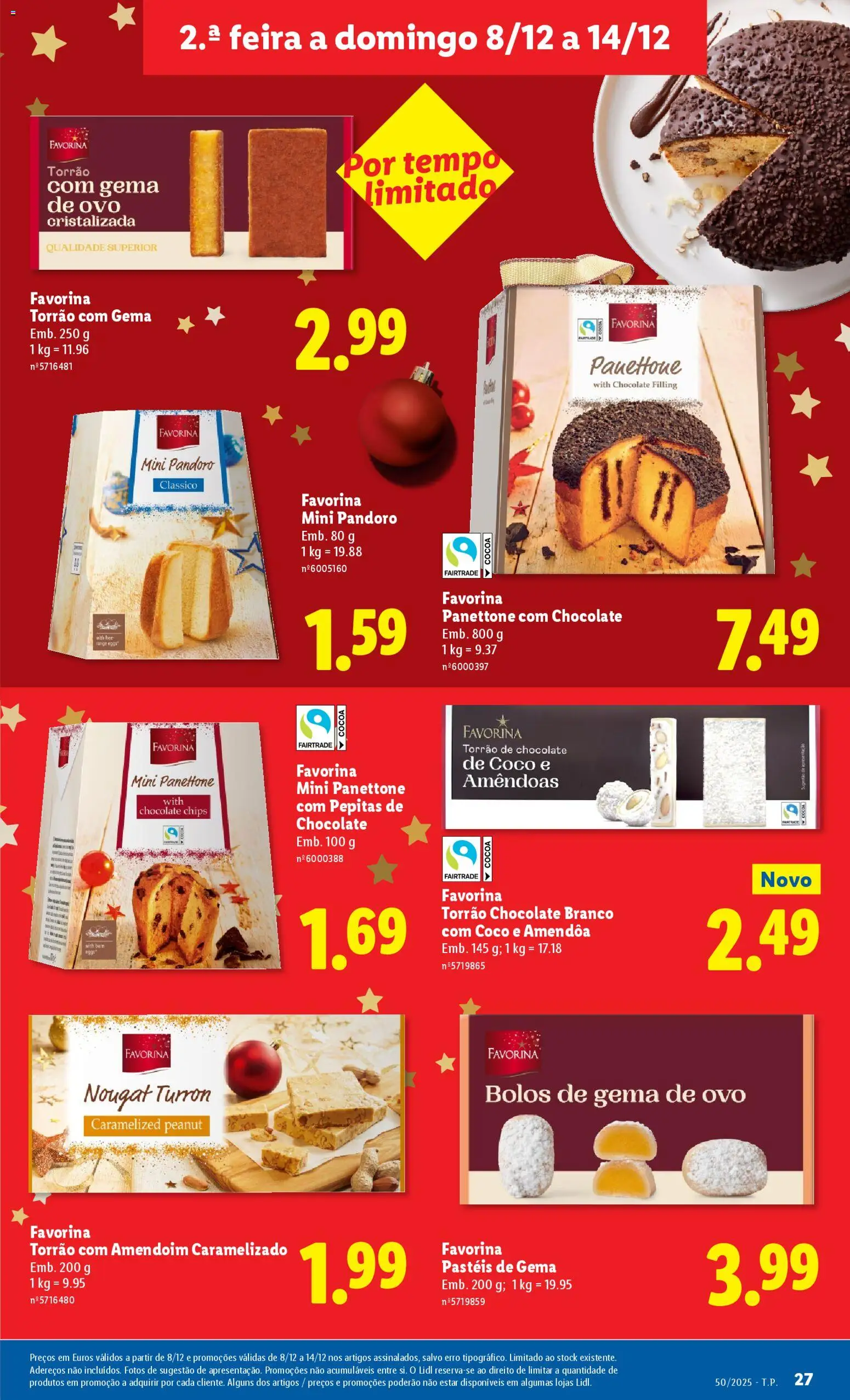 Lidl folheto │ válido de 08.12.2025 | Página: 27 | Produtos: Amêndoas, Chocolate