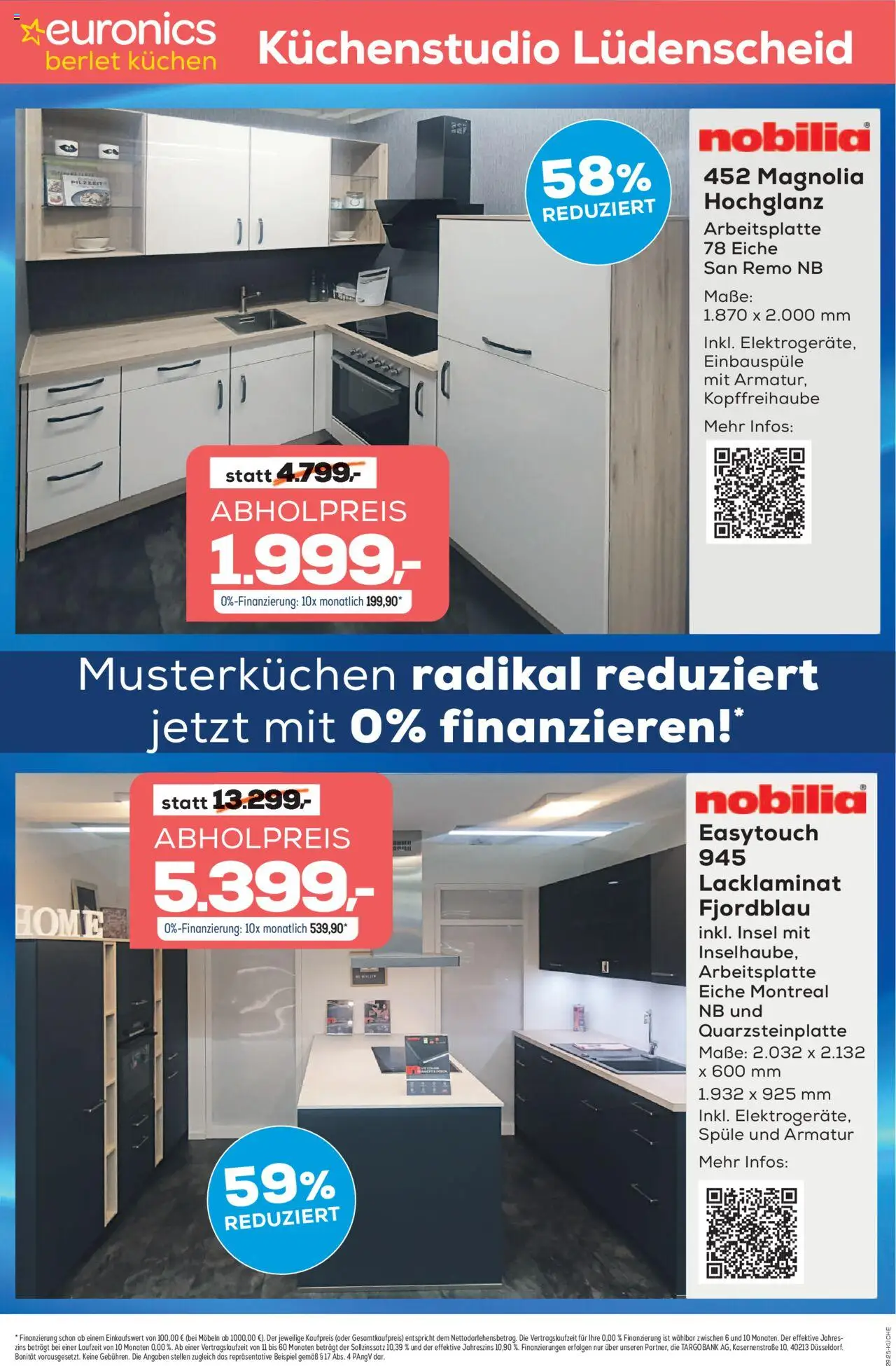Euronics  Küchenwerbung Berlet - gültig ab dem 14.07.2025 | Seite: 19 | Produkte: Armatur, Kuchen