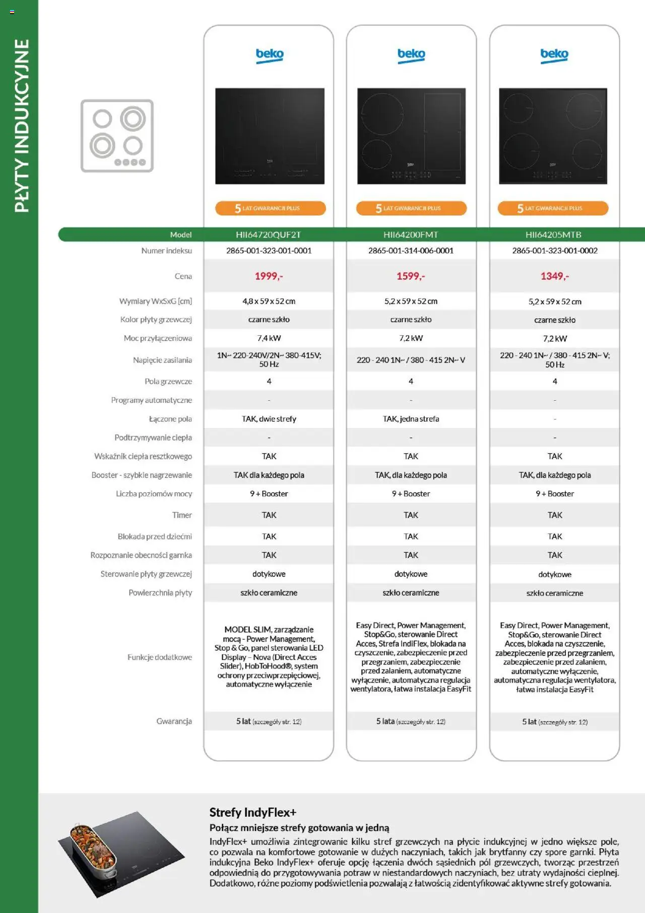 Salony Agata Gazetka - Beko AGD od 01.09.2025 | Strona: 6 | Produkty: Płyta indukcyjna, Plyty