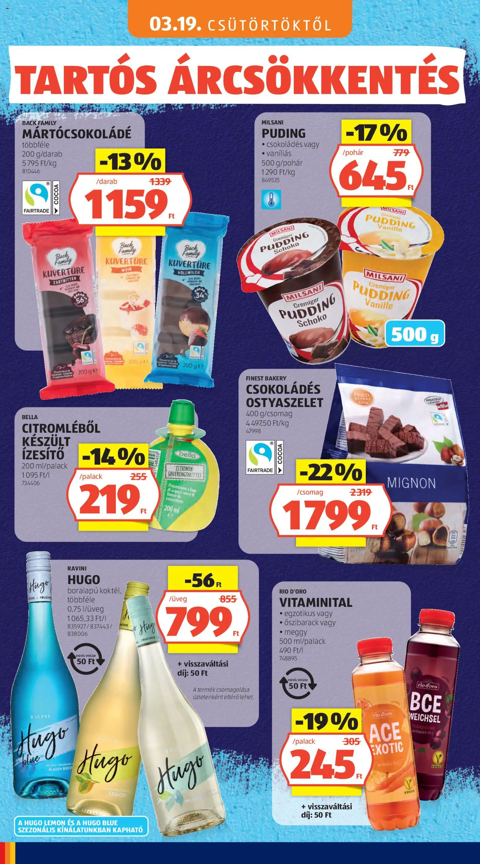 Aldi akciós ujság - amely érvényes a következő dátumtól: 09.04.2026 | Oldal: 6 | Termékek: Puding, Őszibarack, Meggy, Ostyaszelet