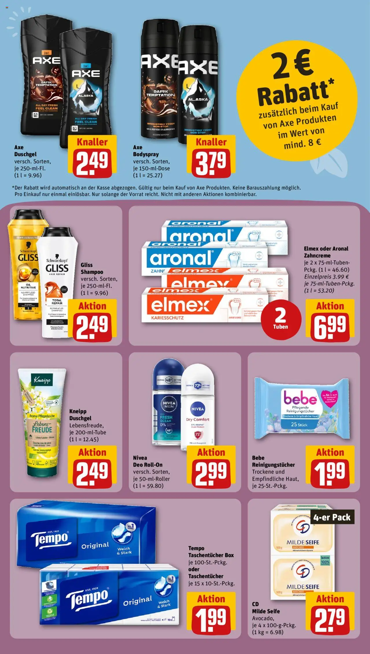Rewe ihr Kaufpark Prospekt 	 - gültig ab dem 11.08.2025 | Seite: 21 | Produkte: Box, Shampoo, Duschgel, Avocado