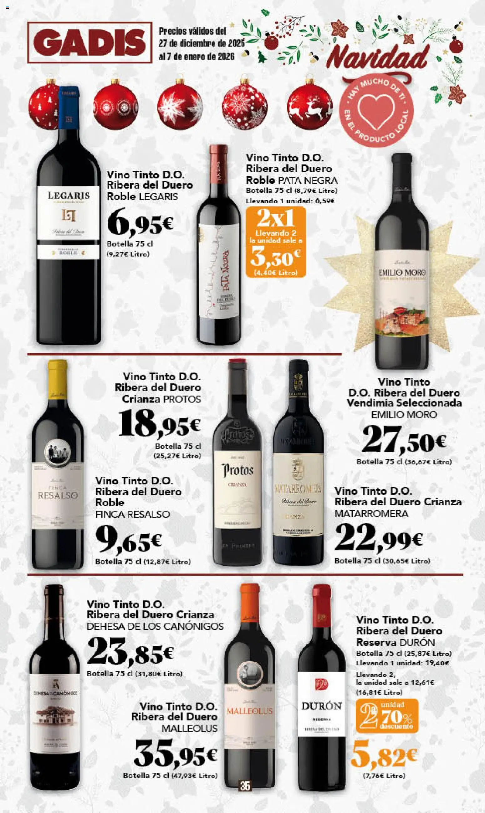 Gadis - folleto │ válido desde el 27.12.2025 | Página: 35 | Productos: Vino