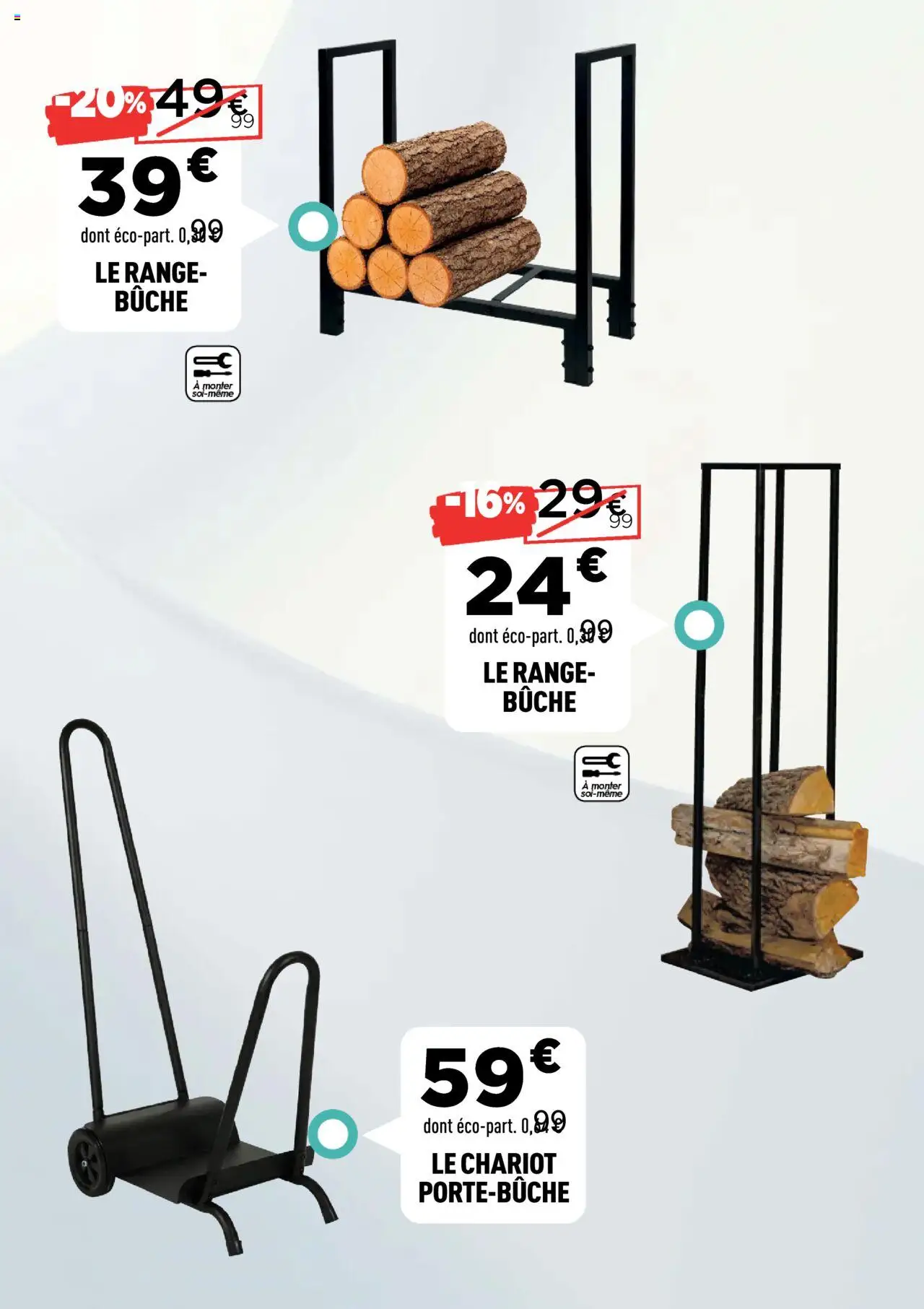 {H1} | Page: 18 | Produits: Range bûche