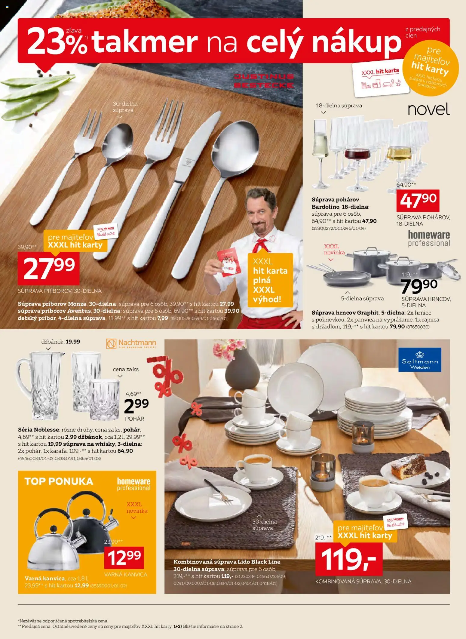 Nové XXXLutz akcie – leták je platný od 03.11.2025 | Strana: 16 | Produkty: Varná kanvica, Kanvica, Panvica