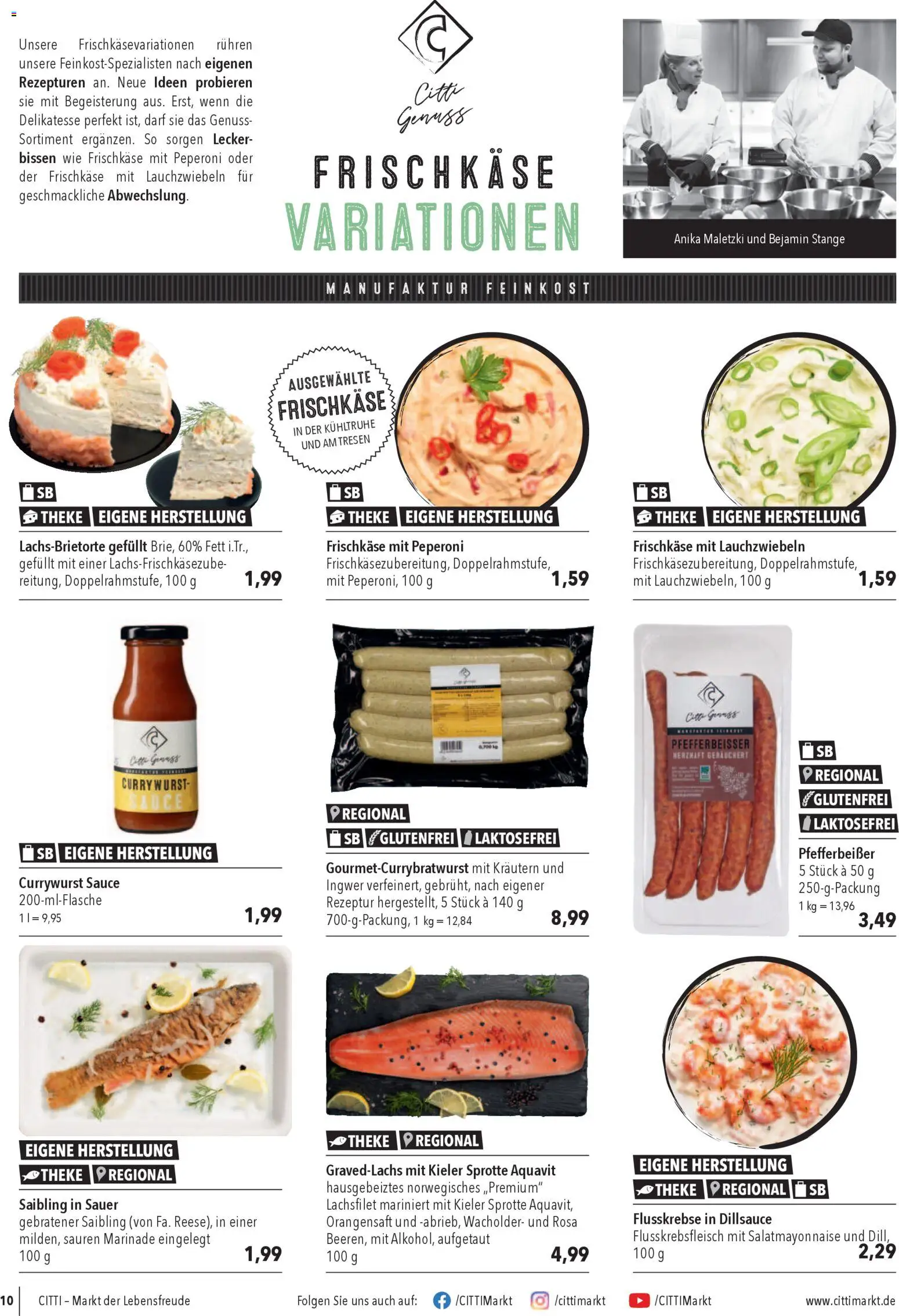 CITTI Markt Prospekt 	 – gültig ab 25.02.2026 | Seite: 10 | Produkte: Theke, Orangensaft, Frischkase