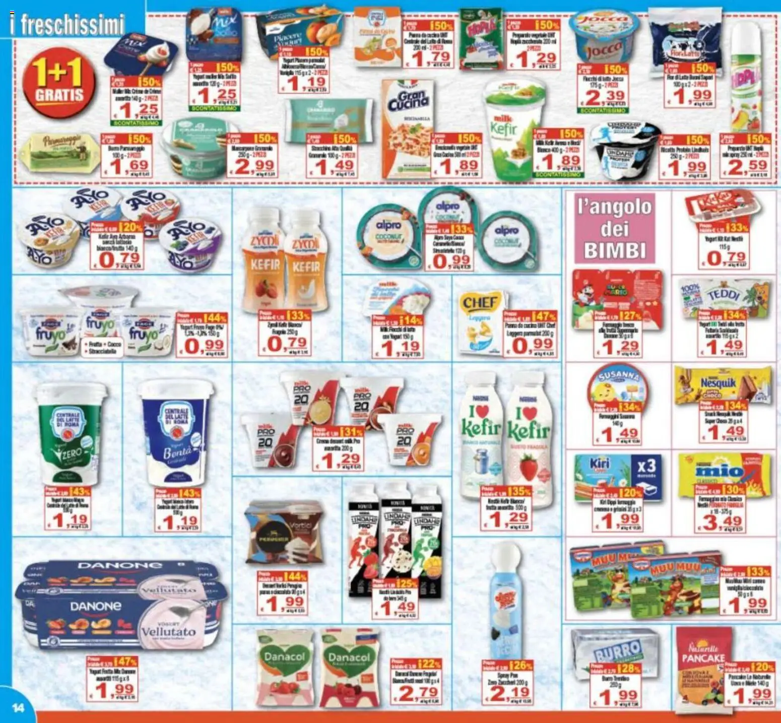 Volantino CTS del 29.04.2026 | Pagina: 14 | Prodotti: Yogurt, Tè, Burro, Stracciatella