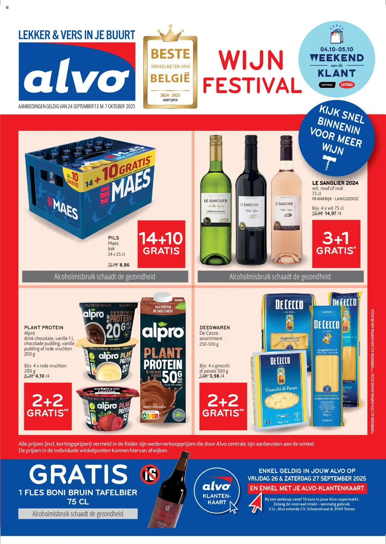  | Pagina: 1 | Producten: Fles, Wijn, Pudding, Chocolade