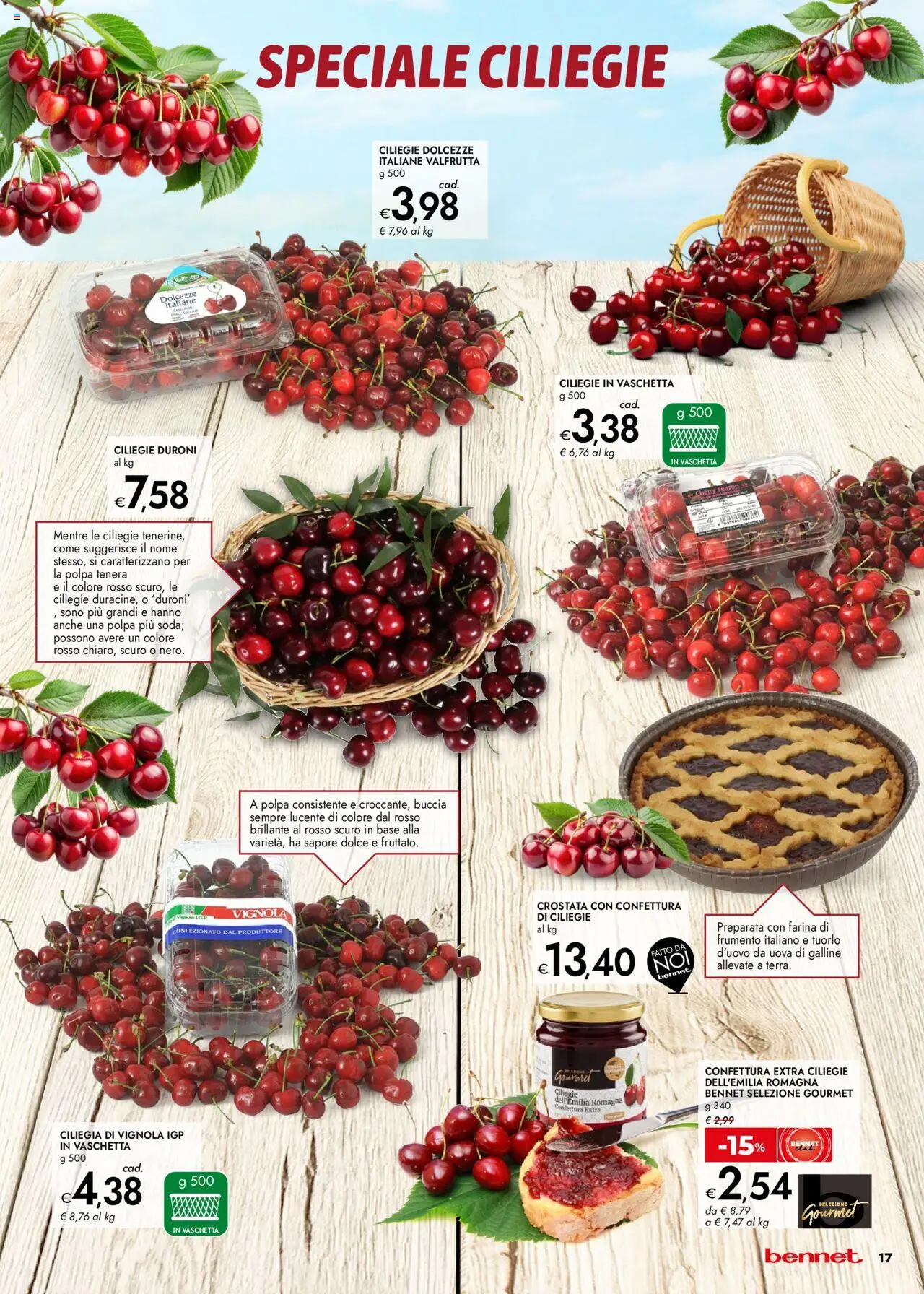 Volantino bennet del 05.06.2025 | Pagina: 17 | Prodotti: Uova, Farina