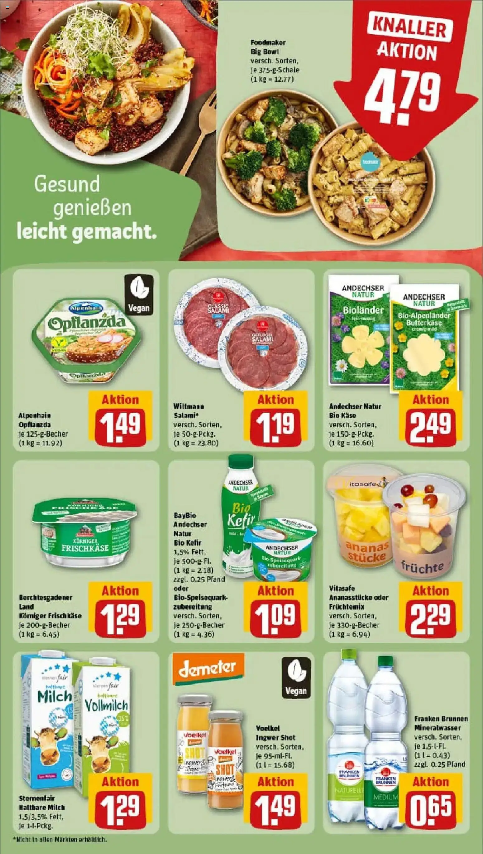 Rewe prospekt Nürnberg / Steinbühl	 – gültig ab 11.01.2026 | Seite: 11 | Produkte: Milch, Käse, Haltbare milch, Mineralwasser