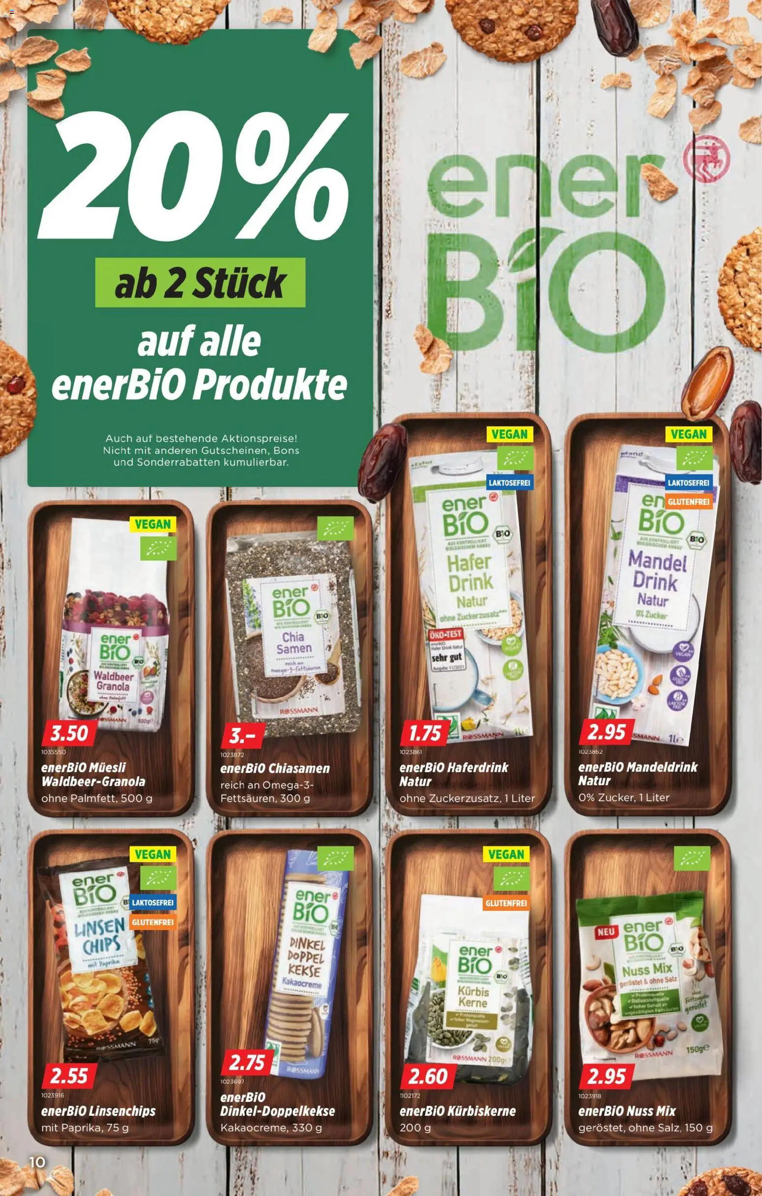 Denner Aktionen – gültig ab 06.01.2026 | Seite: 10 | Produkte: Kürbis, Kekse, Salz, Zucker