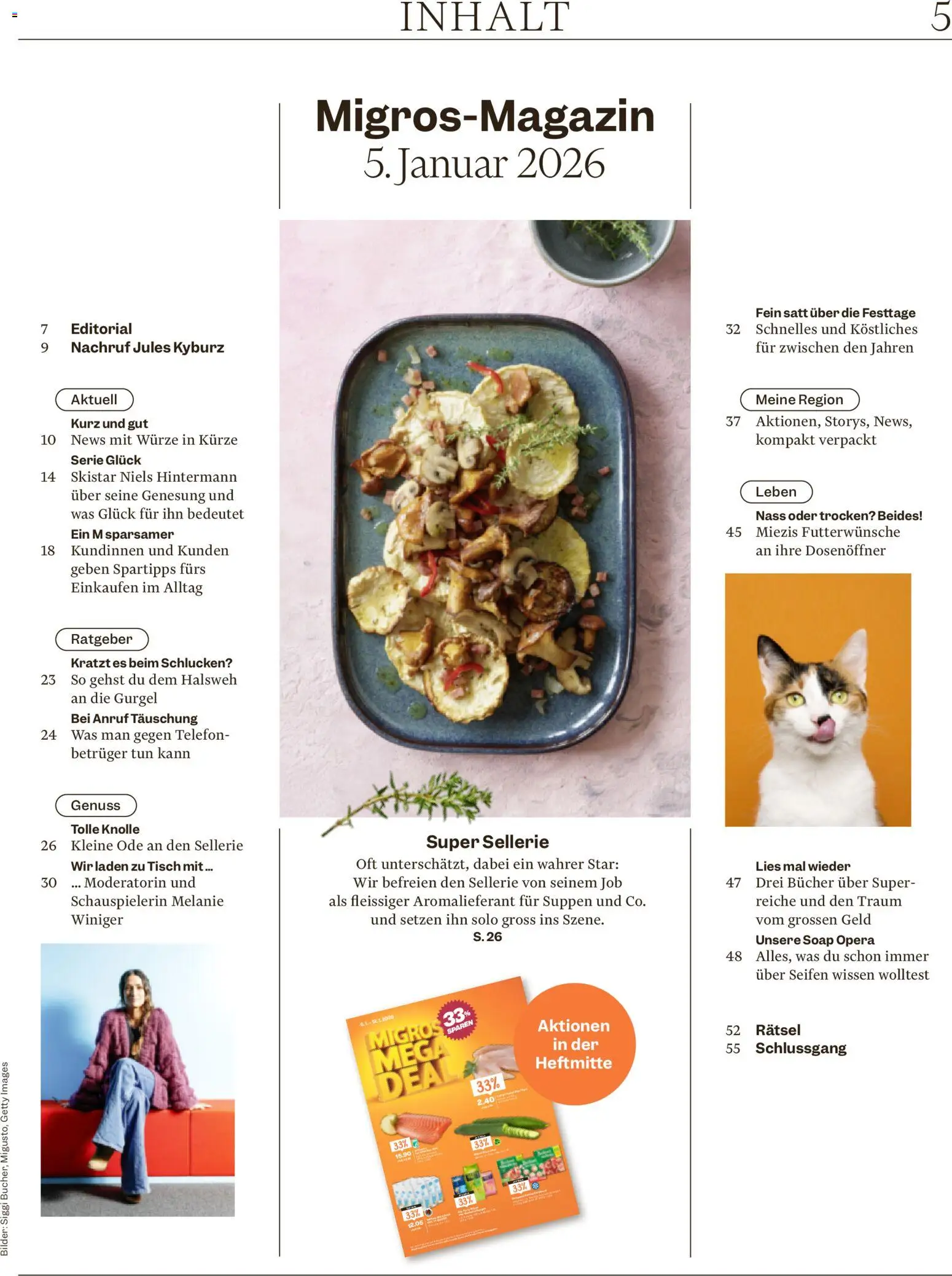 Migros - Magazin – gültig ab 05.01.2026 | Seite: 5 | Produkte: Strunová sekačka, Tomaten, Gurken, Telefon