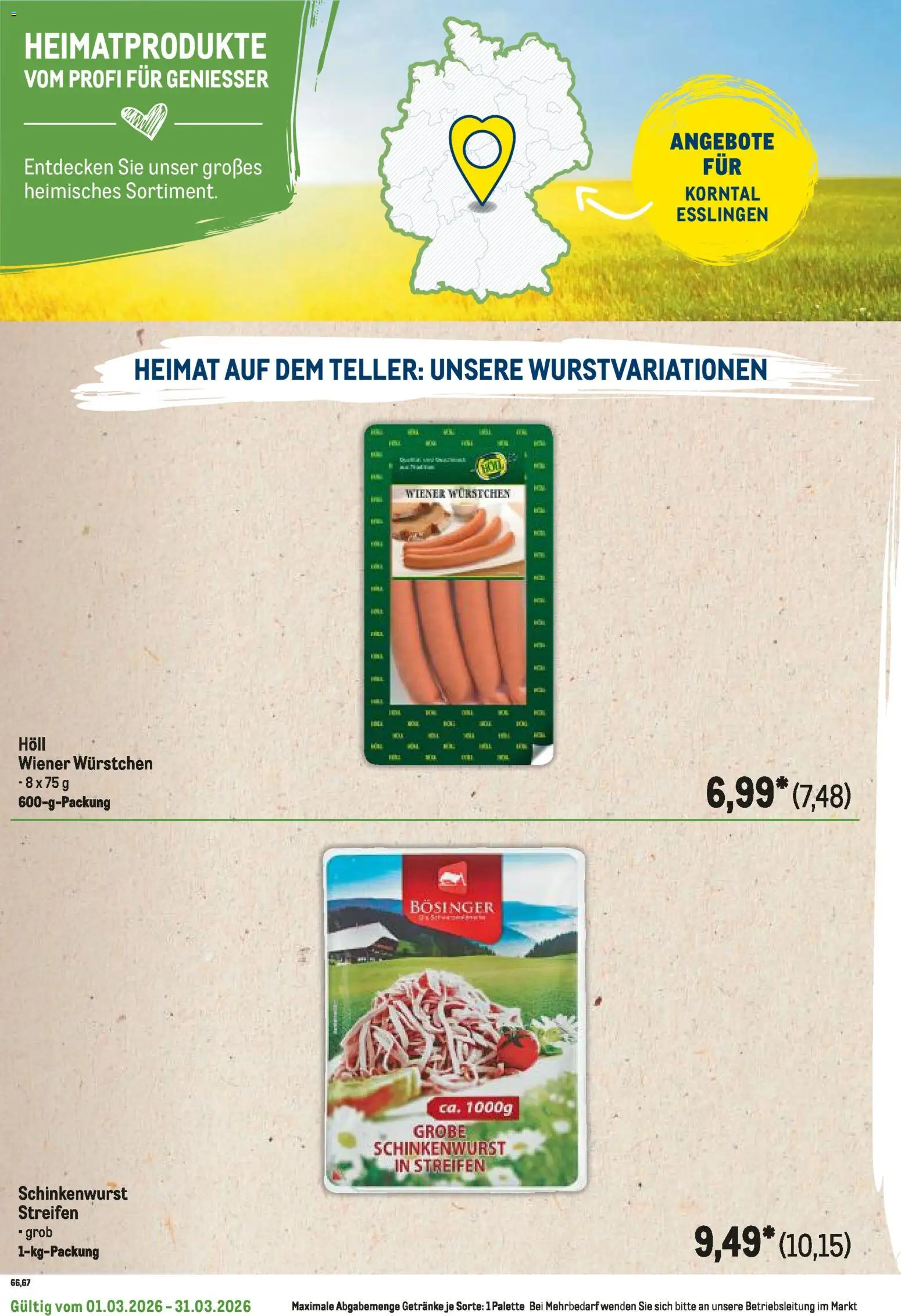 Metro Regionaler Flyer – gültig ab 01.03.2026 | Seite: 112 | Produkte: Wiener wurstchen