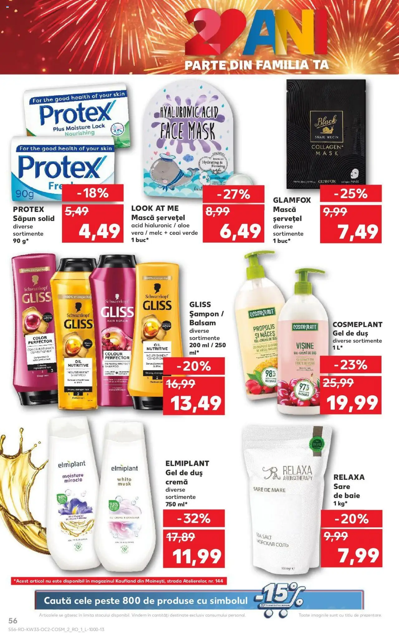 Catalog Kaufland - Alexandria – valabil de la 13.08.2025 | Pagină: 56 | Produse: Balsam, Pește, Propolis, Sare